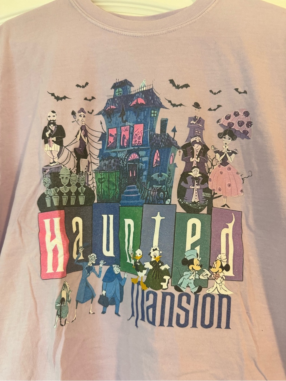 Haunted Mansion T-Shirt - Light Purple
